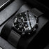 Men's Alloy Mesh Strap Watch With Activity Buckle